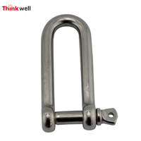 Manille droite longue galvanisée forgée Thinkwell 